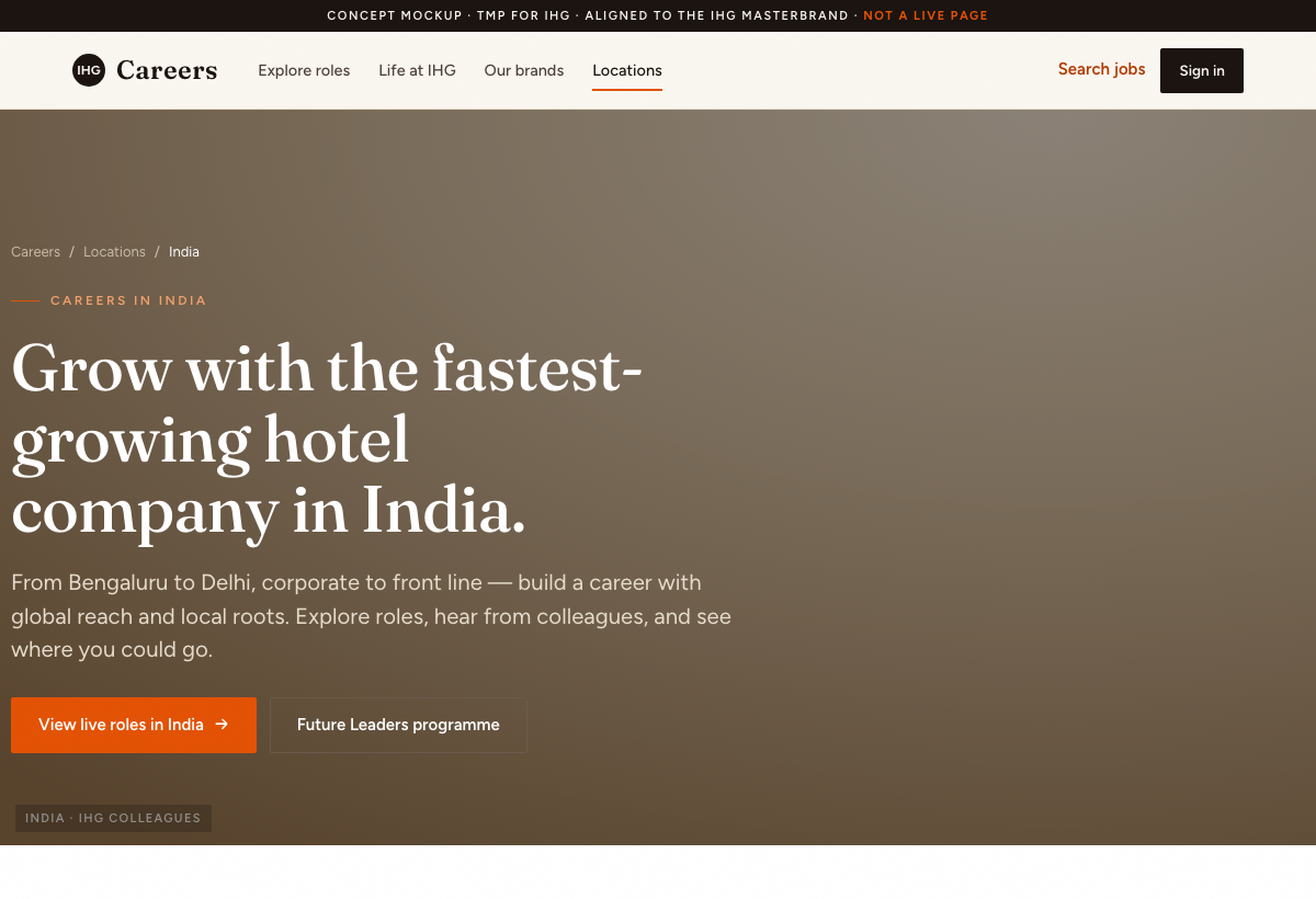 India market page v1